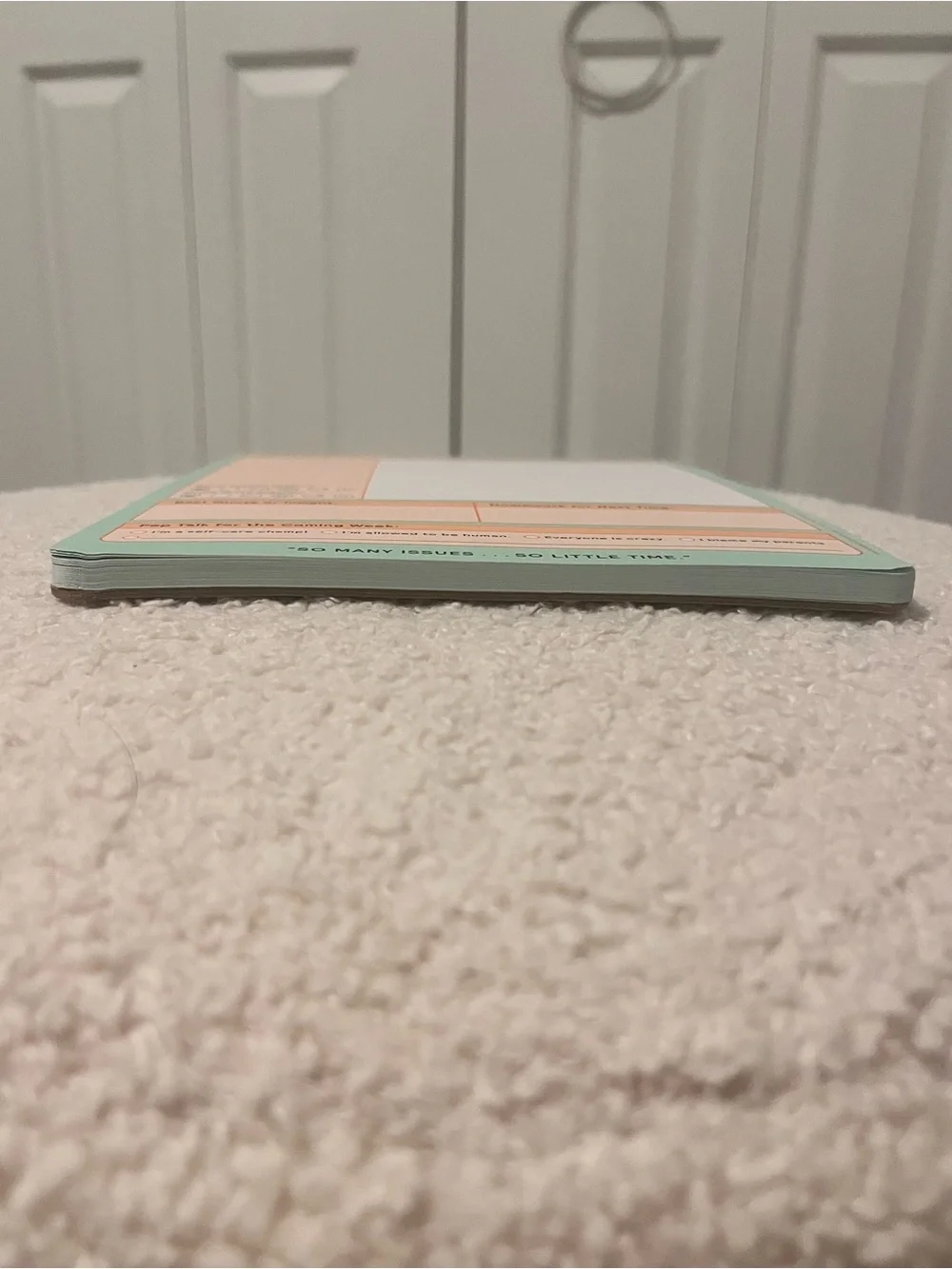 Knock Knock Pastel Therapy Session Notes Memo Notepad